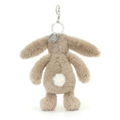 Jellycat Bashful Bunny Beige Bag Charm 7"