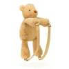 Jellycat Smudge Bear Backpack 17"