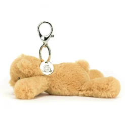 Jellycat Smudge Bear Bag Charm 5"