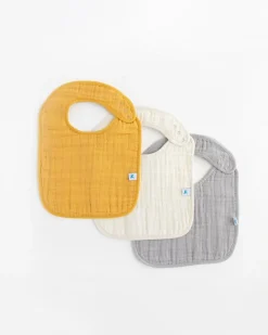 Little Unicorn Cotton Muslin Classic Bib Mustard