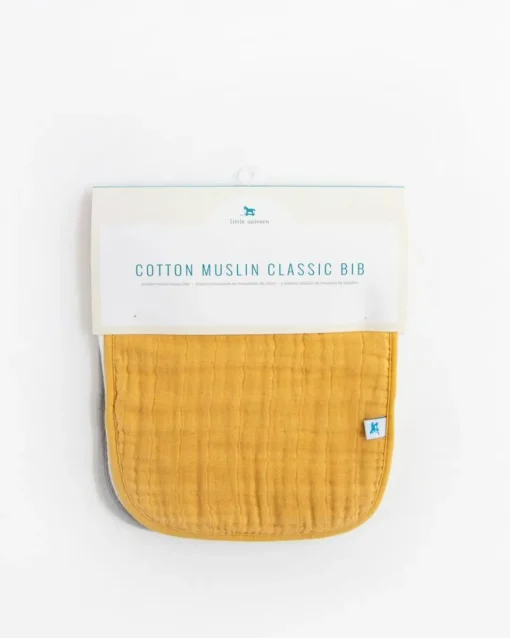 Little Unicorn Cotton Muslin Classic Bib Mustard