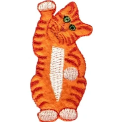 No Slippy Hair Clippy Peyton Orange Tabby Cat