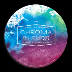 Ooly Chroma Blends Circular Watercolor Paper