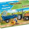 Playmobil Country: Harvester Tractor with Trailer 71249