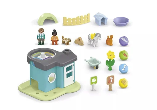Playmobil Junior: Animal Home with Treat Dispenser 71690