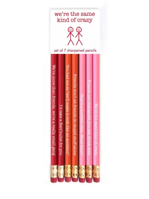Snifty Pencil Set: We're the Same Kind of Crazy
