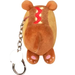 Squishable® Micro Keychain: Dachshund Hot Dog 4.5"