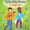 Sticker Dolly Dressing Outdoors