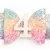 Sweet Wink: Pastel Rainbow Clip: 4th Birthday